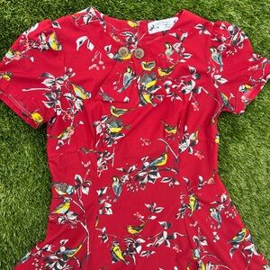 Hell Bunny Vixen little birdie dress size large